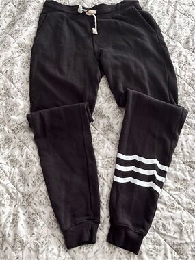 SOL ANGELES women’s Joggers Sweatpants gray Wave Logo small